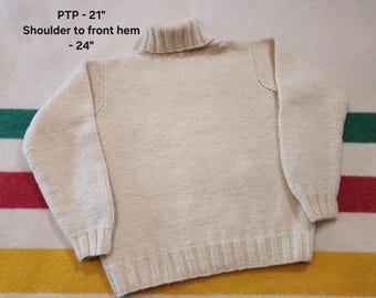Vintage POLO SPORT by Ralph Lauren Turtleneck Sweatshirt long sleeve jumper Size M men's - made in Hong Kong - 90's clothing casual pullover
