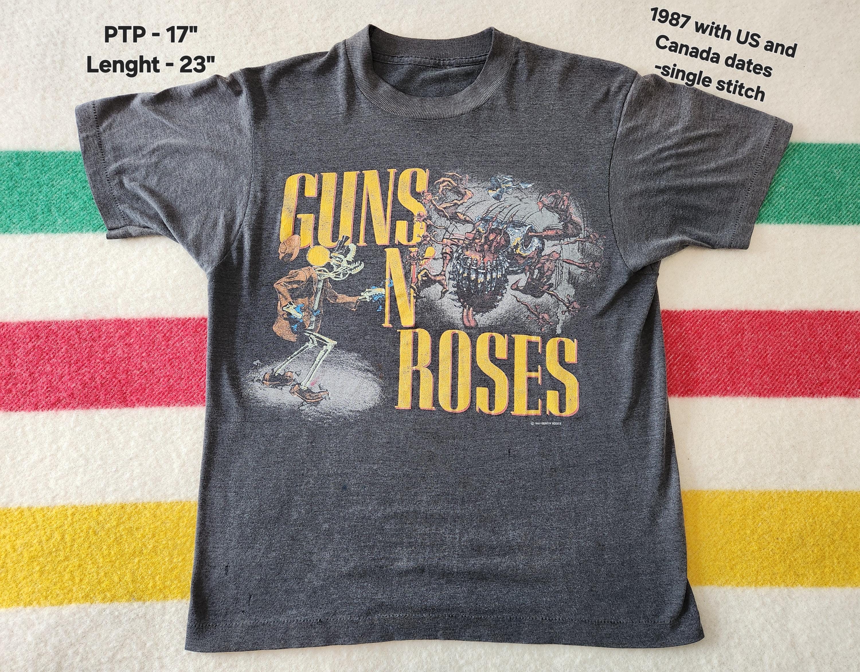 GUNS N' Roses 1987 Vintage Tシャツ Vintage 1987 Guns N' Roses 