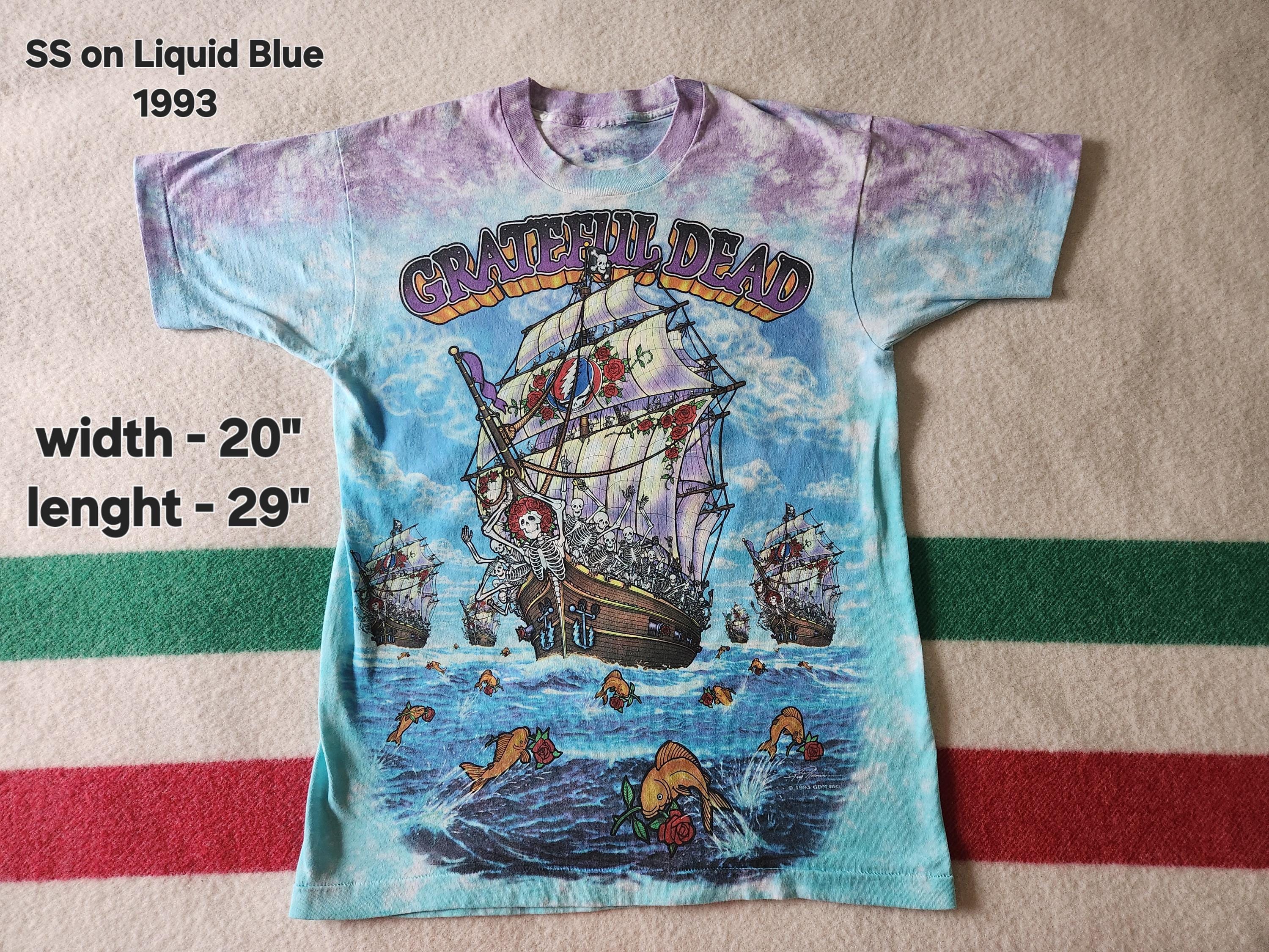 Vintage Jerry Garcia Concert Shirt 1993 - Etsy