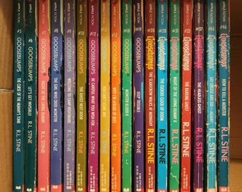 Vintage 1990s Goosebumps Books - R.L. Stine - use drop down menu for pricing - Apple Fiction