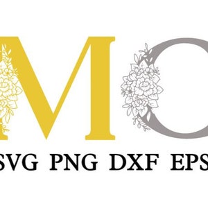 Carattere monogramma SVG