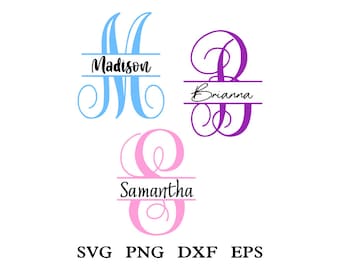 Monogram Font SVG, PNG, DXF, eps