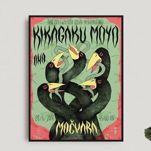 Shengjiu Kikagaku Moyo Music Poster Band Japanese Cool Posters Art Print - Choose Size