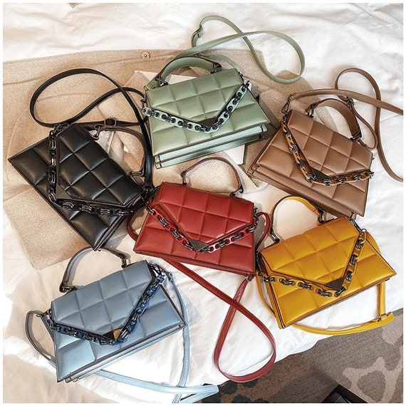 Vintage PU Leather Luxury Shoulder Crossbody Bags For Women 2022 Women's  Designer Small Flap Handbag Female Travel Printing Bag