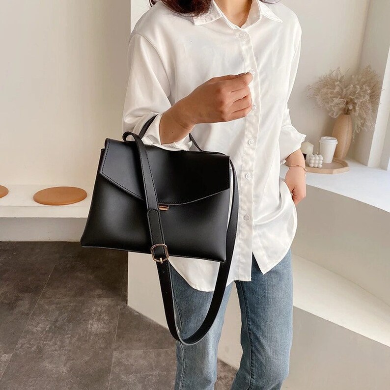 Vintage Fashion Female Tote Bag New High Quality PU Leather Women's Designer Handbag High Capacity Shoulder Messenger Bag 