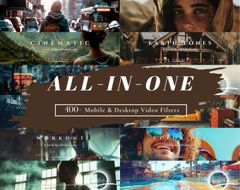 400+ Color Grading LUTs Collection | Video Filters | Film LUTs | For Other Video Programs | Mobile and Desktop