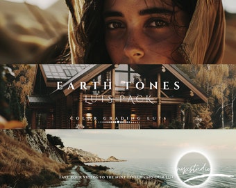 20 Earth Tones LUTs for Color Grading Video and Photo for Mobile and Desktop || For Other Vİdeo Programs