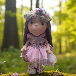 handmade woodland fairy doll