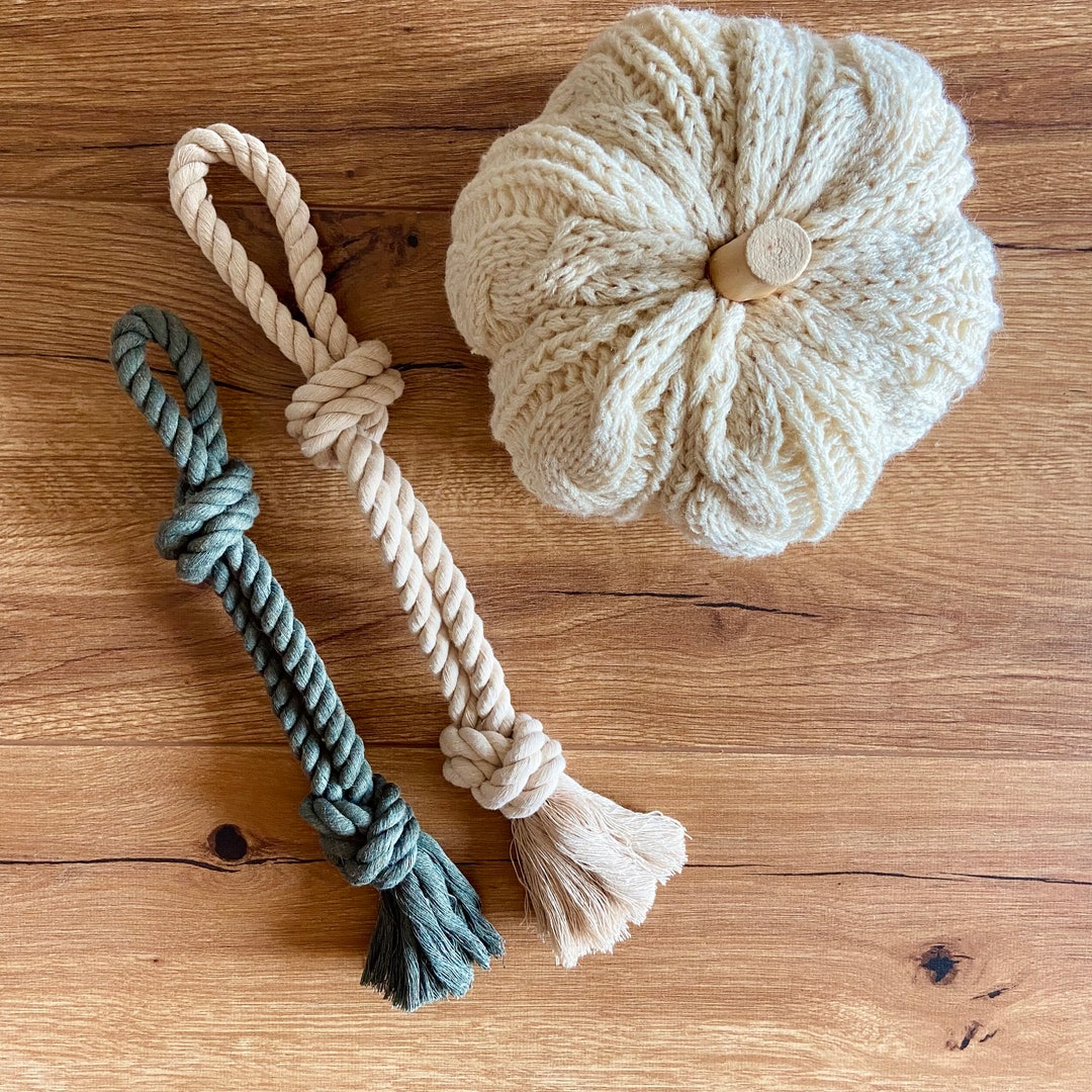 Dog Toys 100 Cotton Pulling and Retrieving Toys Dew Toys Etsy