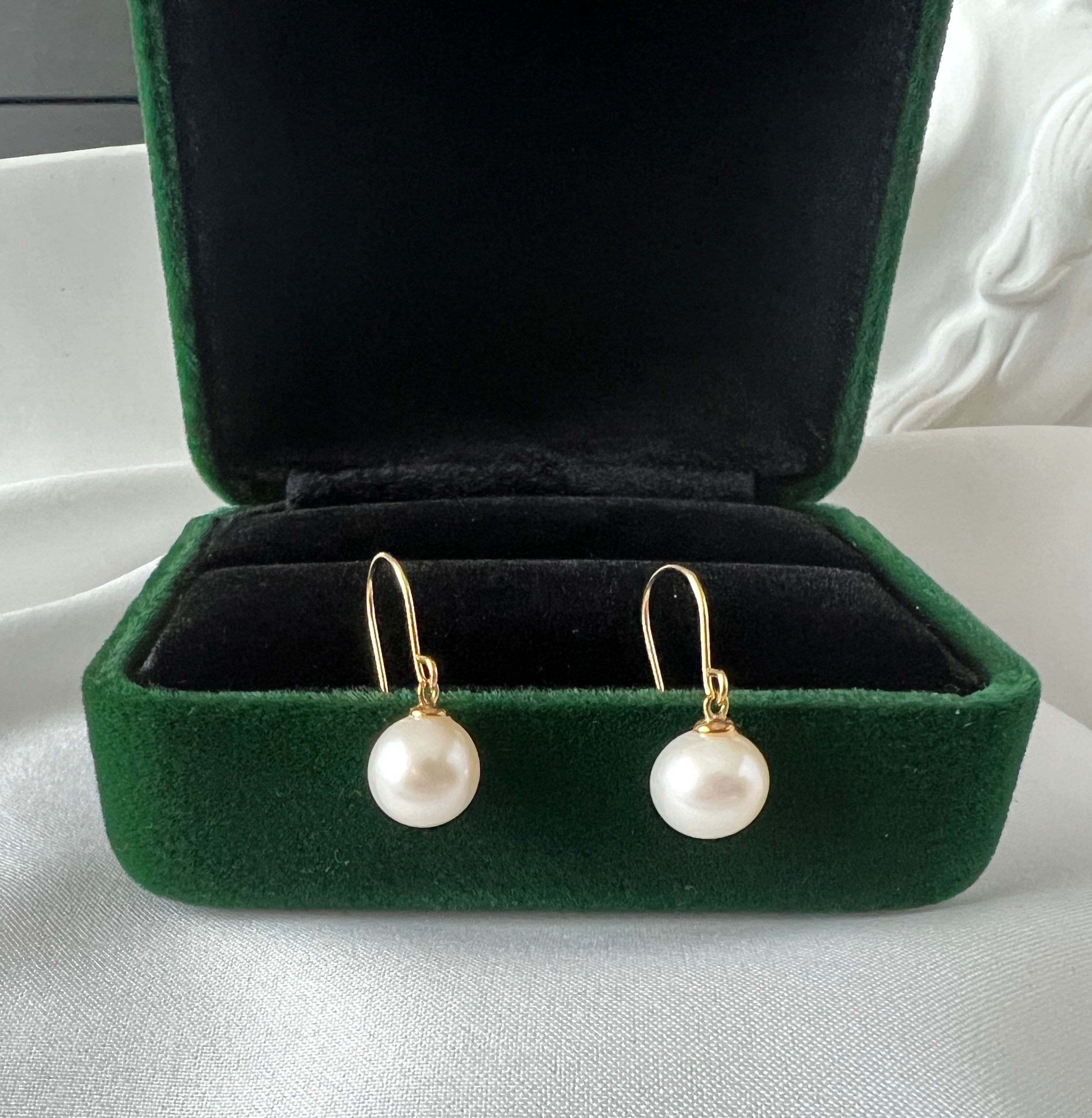 Pearl Hook Earrings - Etsy