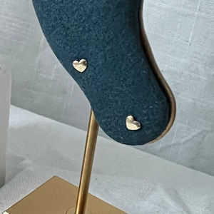 9ct Solid Gold Dainty Mini Heart Stud Earrings