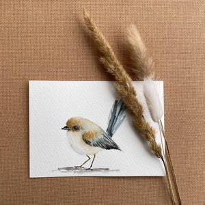 Grußkarte "Zaunkönig" | Aquarell-Karten | handgemalt | Postkarte | Naturgrüße | Nature-Love | Tierische Grüße