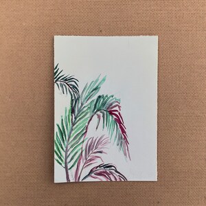 Grußkarte "Jungle love" | Aquarell Postkarte | Boho | handgemalt | für jeden Anlass