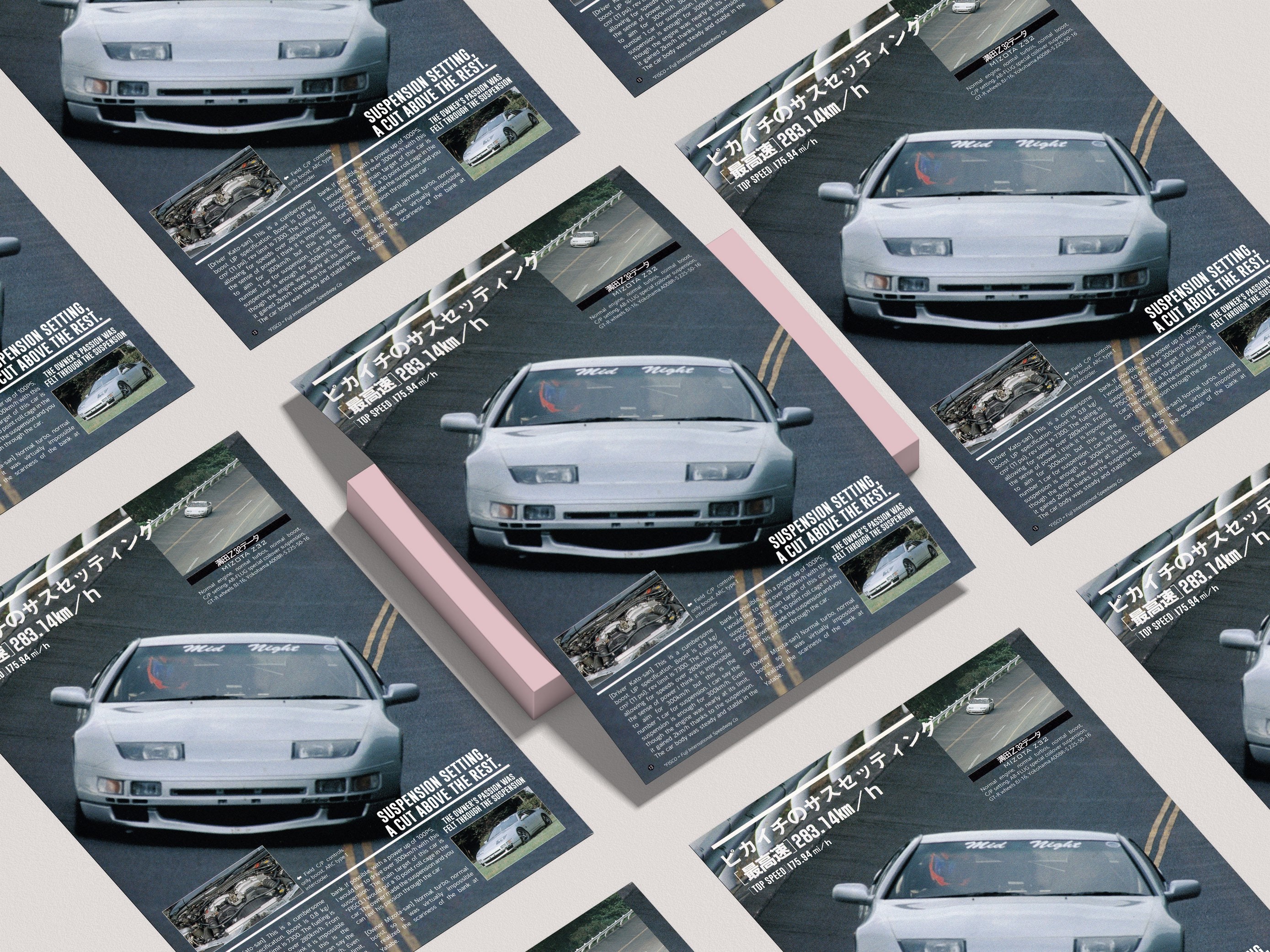 ︎︎☾/ポスター Mizota Mid Night Z32 Nissan 300zx Poster - Etsy