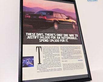 VOLVO 960 These days, there's only one way...  framed ad