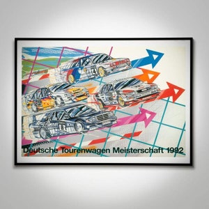 bmw racing Deutsche Tour DTM 1992  Poster