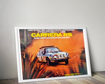 Carrera Rs African Safari Poster 1974