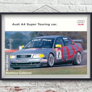 A4 スーパーツーリングカー btcc ポスター