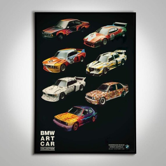 Bmw Art Car Poster - Etsy