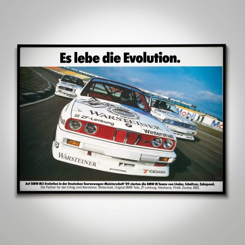 BMW E30 M3 Poster