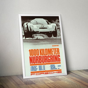 1000 Km Nürburgring 1967 Poster