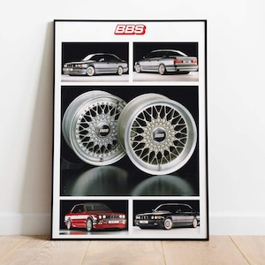 Bbs bmw e34 poster