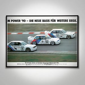 BMW Racing M Power '90 Poster
