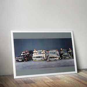 Mercedes Benz DTM 1992 Racing poster