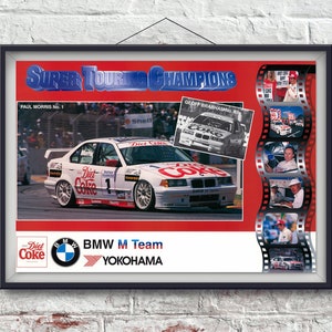 Super Touring Champion Bmw M Team E36 Poster
