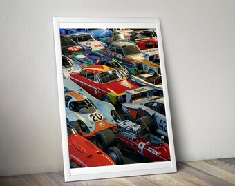 My favorite livery Classic racing poster