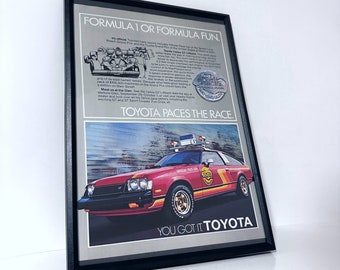 Toyota foruma 1 framed ad