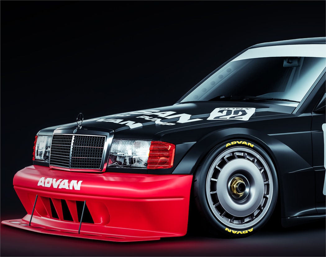 メルセデス ベンツ 190 evo ii amg タイサン ポスター - Etsy 日本