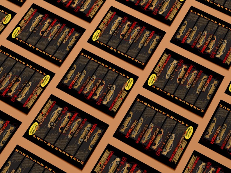 Top Secret Japan Demonstration Poster Etsy