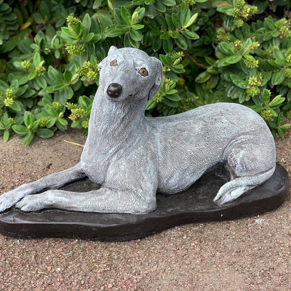 Greyhound Garden Statue Etsy