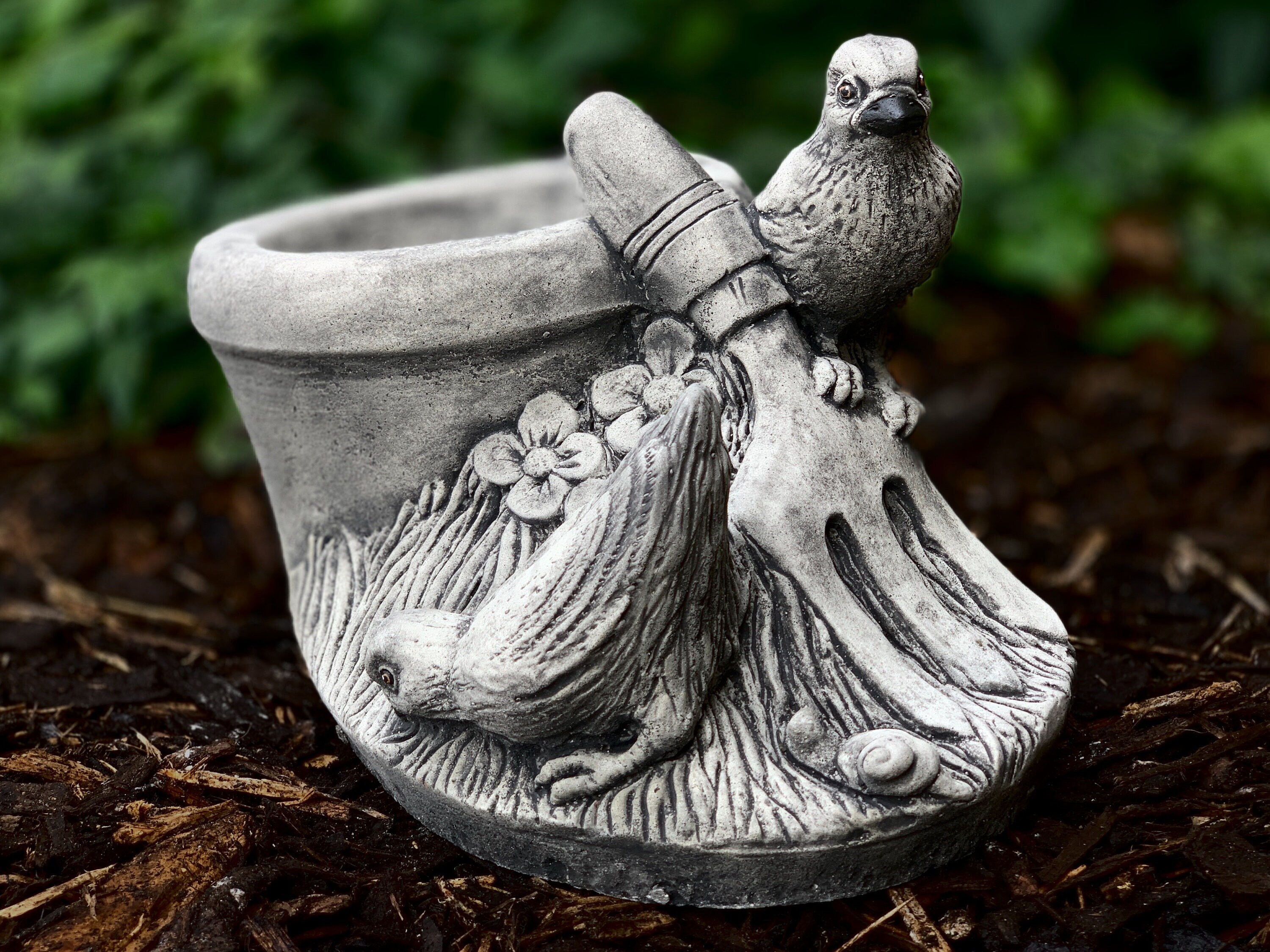 Clay Flower Pot Bird Feeders