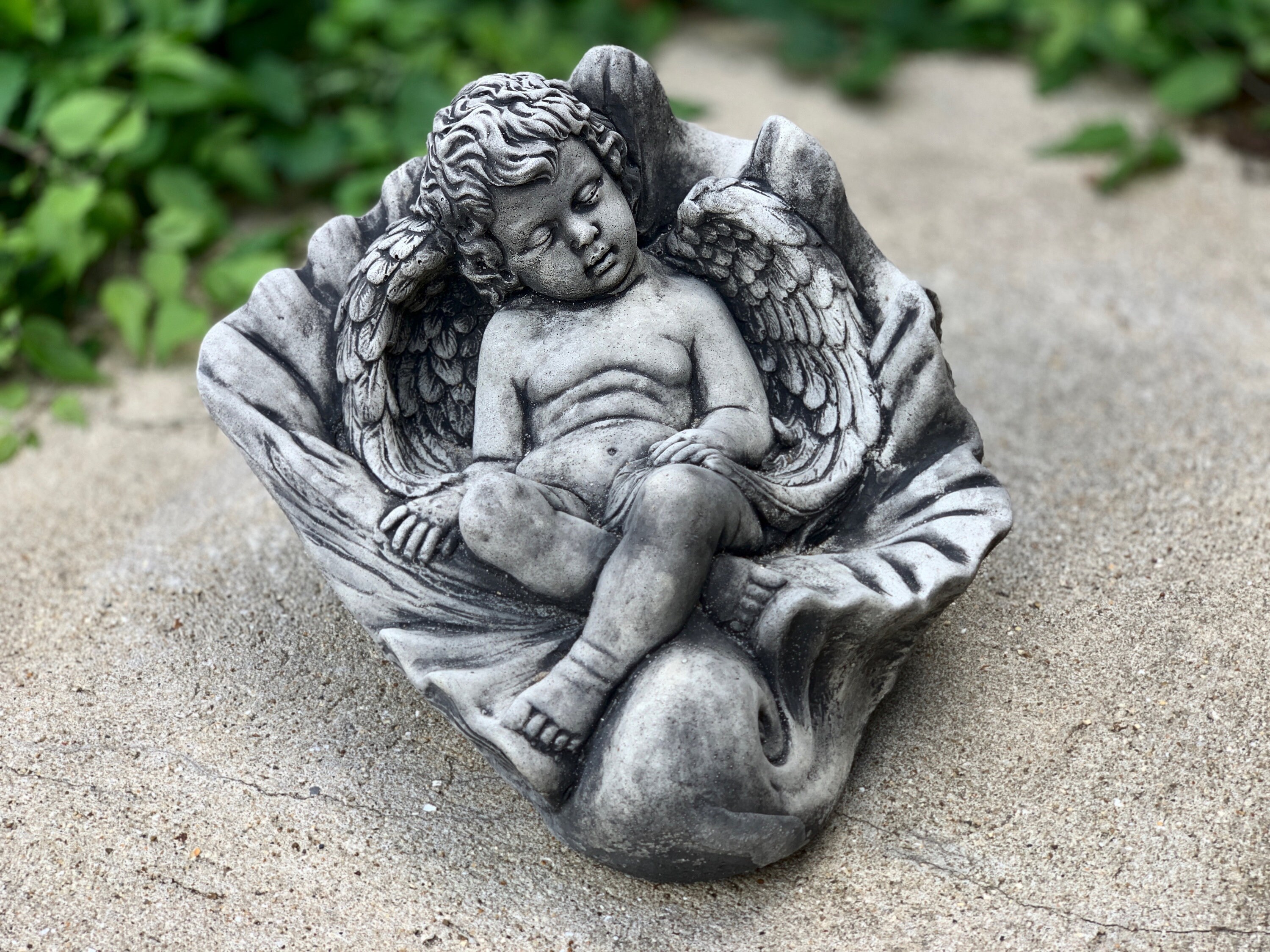 Sleeping Baby Angel Statue Outdoor Decor Praying Angel Cherub - Etsy