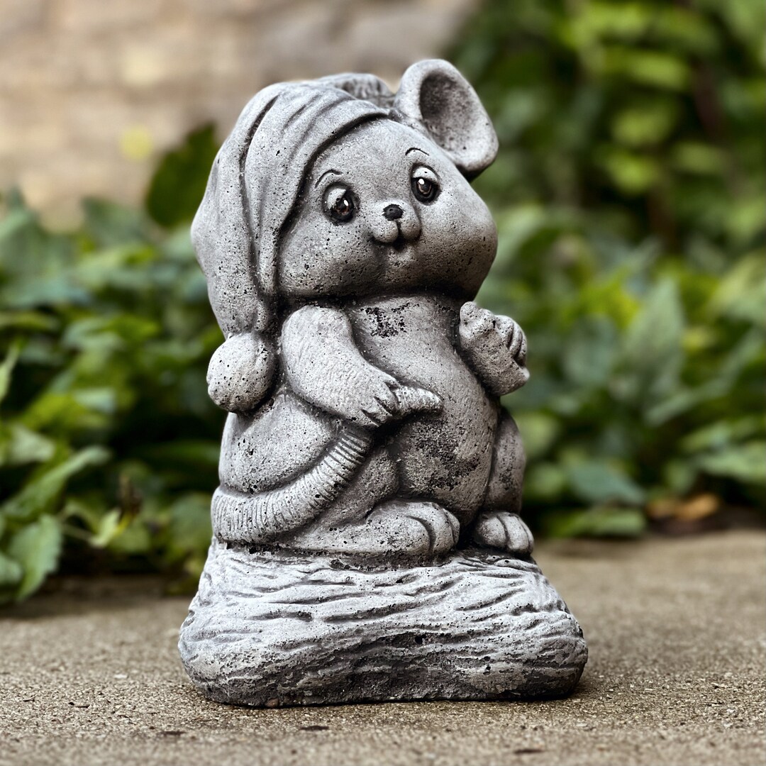 Teddy Bear Concrete Statue Decorative Handmade Polar Teddy Bear Garden Teddy Bear Concrete Statue Decorative Handmade Polar Teddy Bear Garden