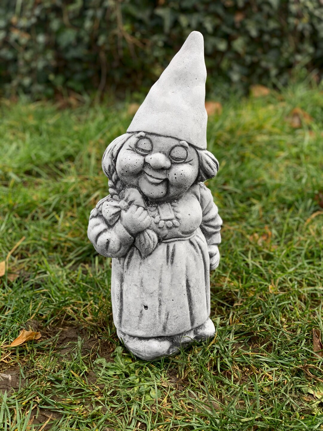Concrete Troll Ornament Statue Garden Decorations Stone Troll Etsy