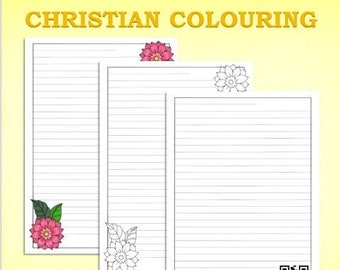 Letter Writing set 3 | Jehovahs Witness writing and colouring papers | by Saskja