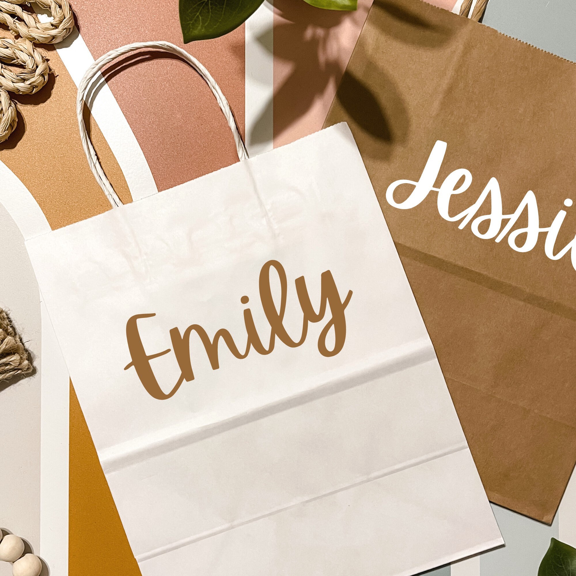Custom Name Gift Bags Bachelorette Party Gift Bags Etsy