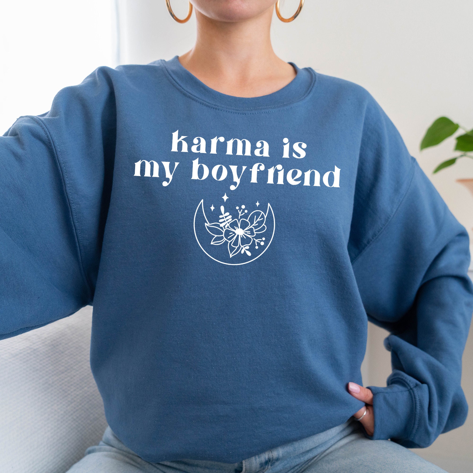 Taylor Midnights 2022 Sweatshirt Karma is My Boyfriend - Etsy