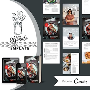 DIY Cookbook Template, Recipe Book template