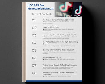 UGC & TikTok Monetization Manual | Earn Without a Following