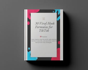 30 Virale Hook-Formeln für TikTok Guide | Inhalt Ideen zur Steigerung der Ansichten