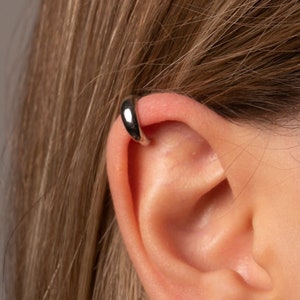 Ear Cuff No Piercing, gold ear cuffs, fake helix piercing, silver ear cuffs, ear cuff non pierced, band ear cuff, fake conch piercing