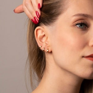 Small Sterling Silver Hoop Earring