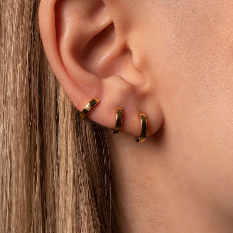 Small Sterling Silver Hoop Earring