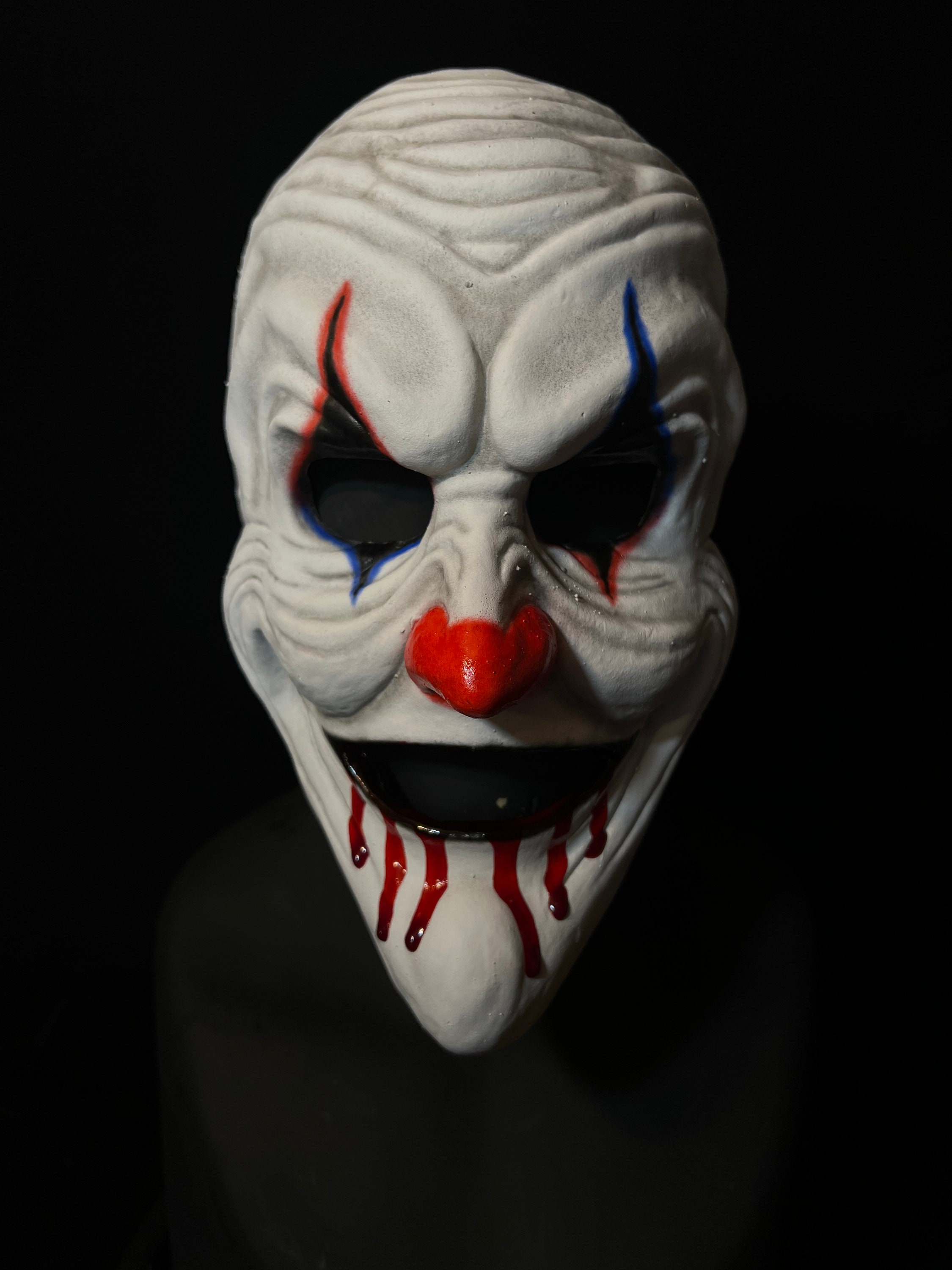 Clown Half Mask | Latex Mask, Scary Mask, Clown Mask, Halloween