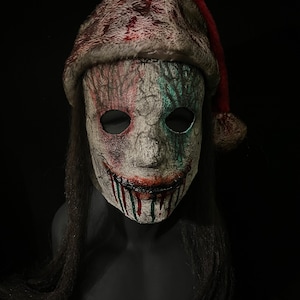 Stalker Christmas mask | latex mask, Christmas mask, scary mask, Halloween mask, scary Christmas, cosplay