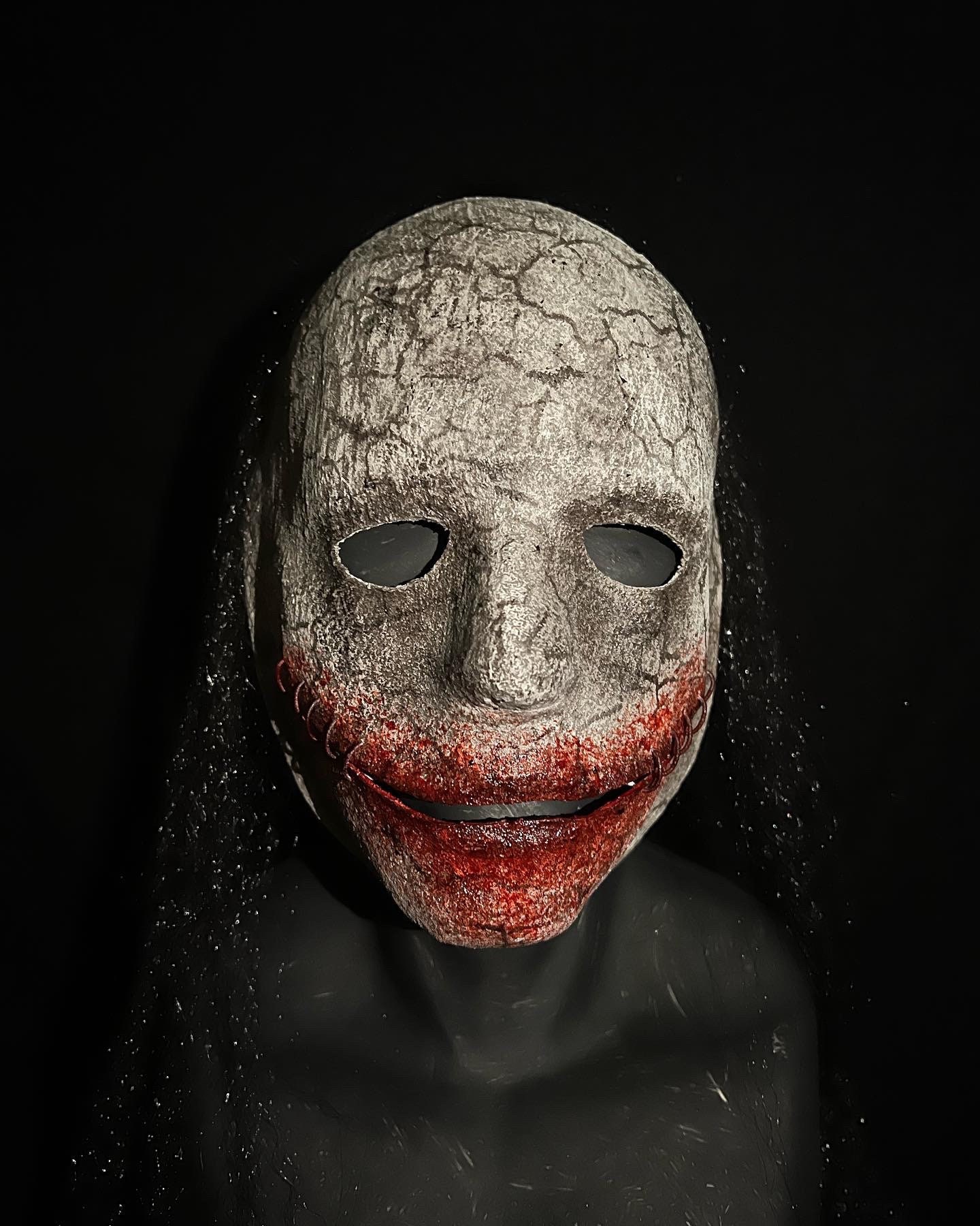 zuiden Goed gevoel jurk Stalker Half Mask Scary Mask Latex Mask Halloween Mask - Etsy
